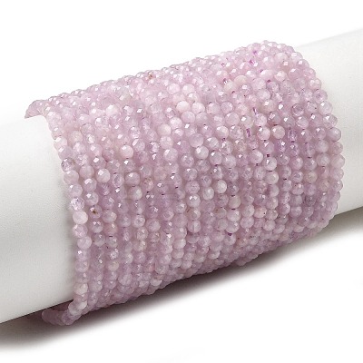 Natural Kunzite Beads Strands G-P603-C-2mm-05-1