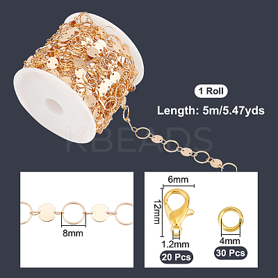 DIY Chain Bracelet Necklace Making Kit DIY-NB0009-31-1