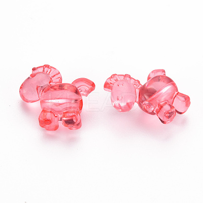 Transparent Acrylic Beads TACR-S154-47B-1