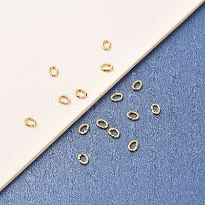 Brass Open Jump Rings KK-F824-109A-G-1