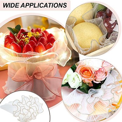 1 Bag Wrinkled Wavy Gauze Yarn Flower Bouquets Wrapping Packaging DIY-BC0013-64C-1