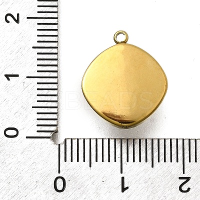 Plastic Imitation Shell Pendants STAS-H201-01C-G-1