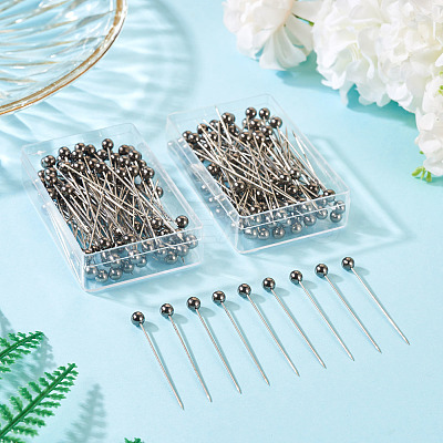 2 Sets Stainless Steel Ball Positioning Head Pins FIND-TA0009-26B-1