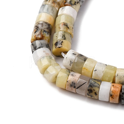 Natural Yellow Opal Beads Strands G-Z006-C41-1