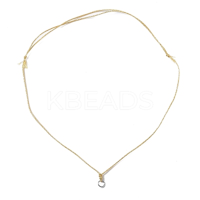 Adjustable Polyester Cord Necklace Making AJEW-JB01379-1