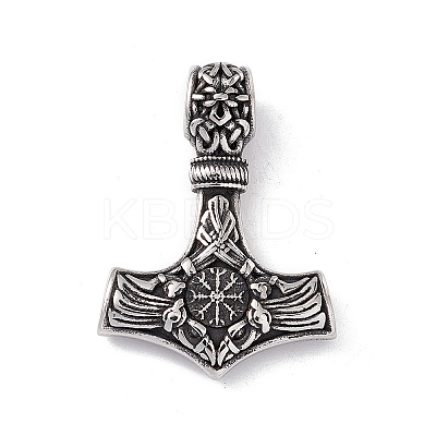 304 Stainless Steel Manual Polishing Pendants X-STAS-G267-22AS-1