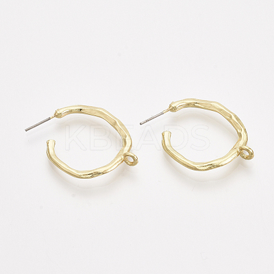 Alloy Stud Earring Findings X-PALLOY-S121-132-1