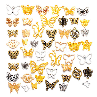 Alloy Pendants & Links Connector Charms Sets PW-WG0DFB9-10-1