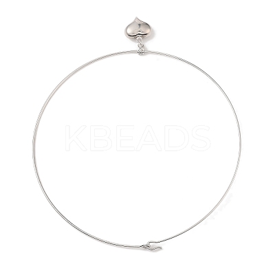Brass Charm Necklace BJEW-Q350-04B-P-1