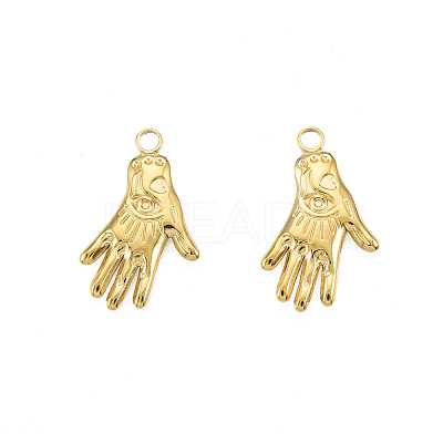 Ion Plating(IP) 201 Stainless Steel Pendants STAS-N098-236LG-1