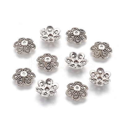 Tibetan Style Alloy Bead Caps LF10883Y-NF-1