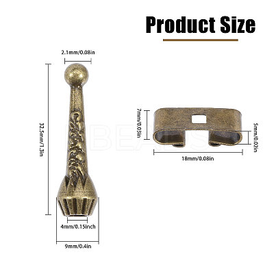 DIY Iron Bolo Tie Making Finding Kit FIND-CA0008-98-1