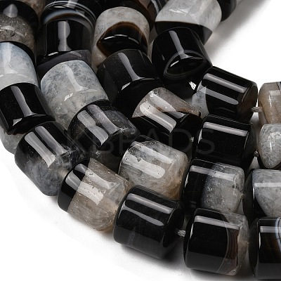 Natural Agate Beads Strands G-F820-P01-01J-1