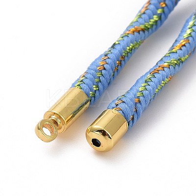 Nylon Cord Silder Bracelets MAK-C003-03G-19-1