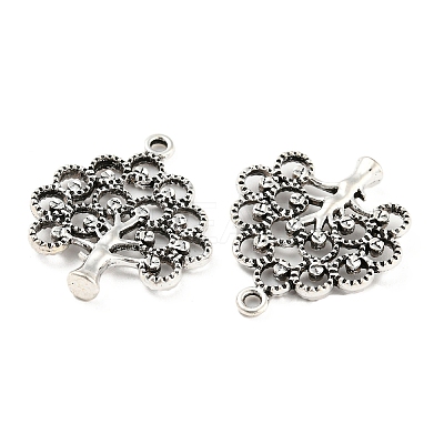Tibetan Style Alloy Pendants TIBE-P001-09AS-1