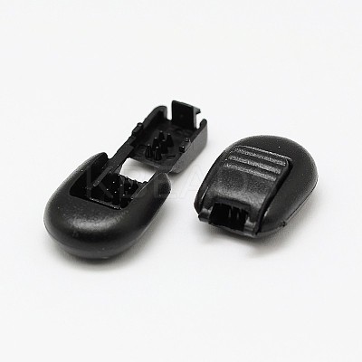 Dyed Eco-Friendly Plastic Cord End Locks Toggle Stoppers for Parachute Cord Sportswear Garment Backpack Accessories FIND-E005-11B-1