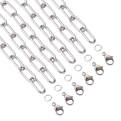 DIY Chain Bracelets & Necklaces Kits DIY-YS0001-22P-1