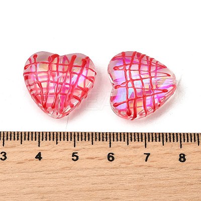 Transparent Glass Enamel Beads X1-GLAA-S388-01D-1