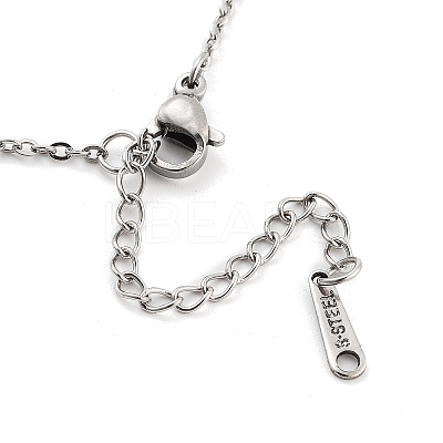 Non-Tarnish 304 Stainless Steel Pendant Necklaces LS-NJEW-P306-03P-1