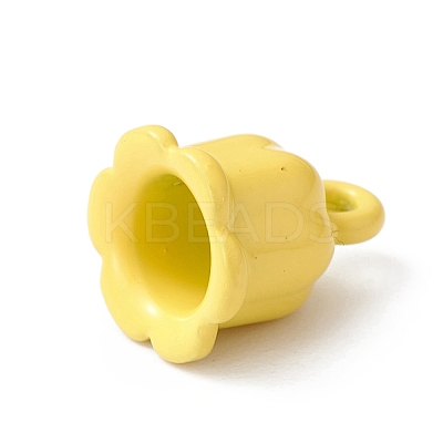 Spray Painted Alloy Charms FIND-C021-01D-1