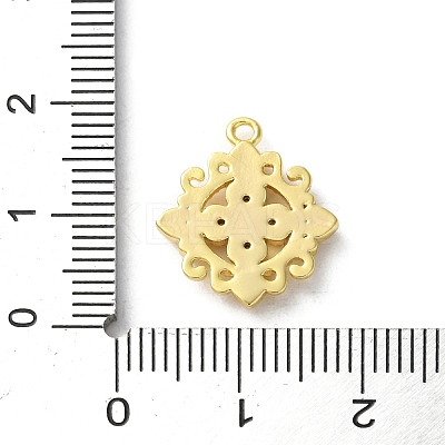 Brass Micro Pave Cubic Zirconia Pendants KK-S513-06B-G-1