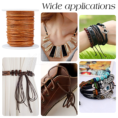 20M Round Cowhide Leather Cord WL-WH0015-01B-01-1