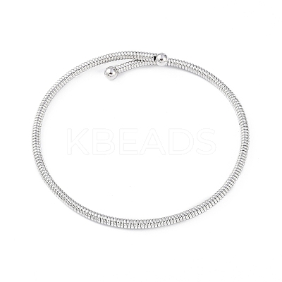 304 Stainless Steel Elasticity Necklaces NJEW-S433-01P-1