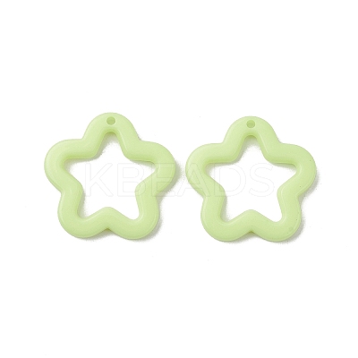 Opaque Acrylic Pendants MACR-M042-02-1