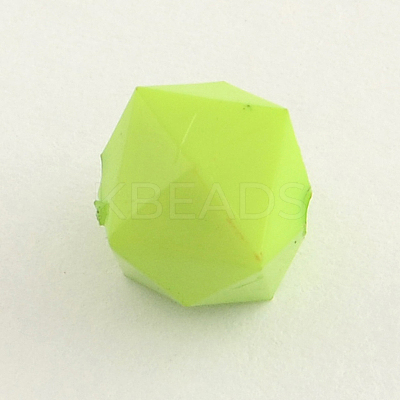 Opaque Acrylic Beads SACR-Q099-84B-1