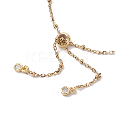 2Pcs 2 Colors 304 Stainless Steel Satellite Chain Bracelet Slider Making AJEW-JB01242-1