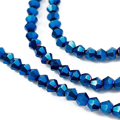 Transparent Electroplate Glass Beads Strands LS-EGLA-A039-T3mm-UA03-1