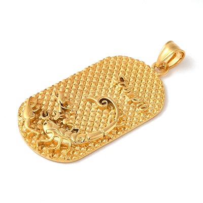 316L Surgical Stainless Steel Big Pendants STAS-B059-01G-10-1