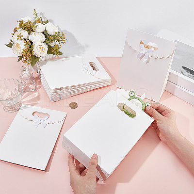 Rectangle Paper Gift Bags CARB-WH0017-14A-04-1