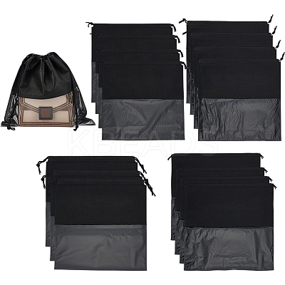 14Pcs 4 Styles Square Cloth Packing Pouches for Shoes ABAG-PH0001-60A-1