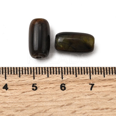 Opaque Acrylic Beads OACR-WH0055-01E-1