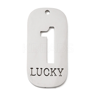 304 Stainless Steel Pendants STAS-D200-02B-P-1