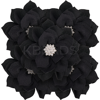 Polyester & Rhinestones Ornament Accessories DIY-WH20063-015A-1