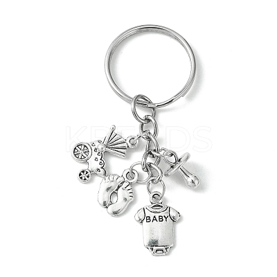 DIY Baby Theme Keychain Making Kit DIY-CJ0002-25-1