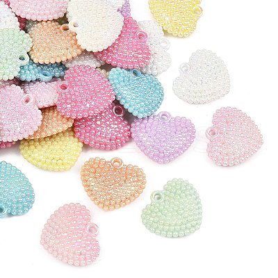Luminous UV Plating Opaque Acrylic Pendants MACR-K361-49-1