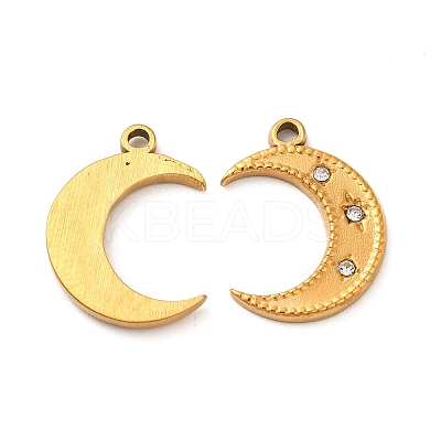 Ion Plating(IP) 304 Stainless Steel Pendants STAS-Q001-10G-1