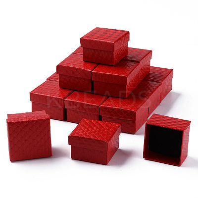 Square Cardboard Ring Boxes X1-CBOX-S020-01-1