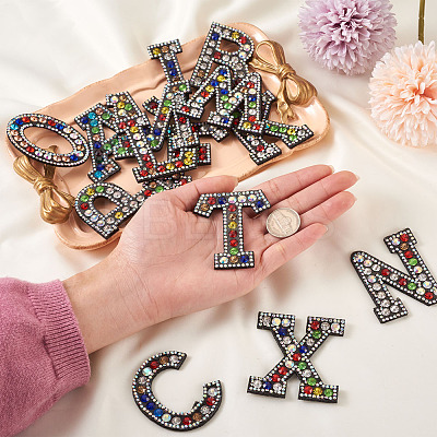 Cloth Iron On Alphabet Patches X-FIND-TAC0002-03-1