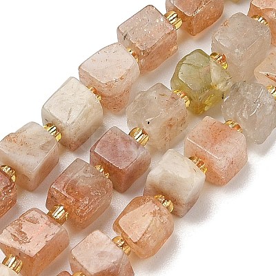 Natural Arusha Sunstone Beads Strands LS-G-G053-B16-03-1