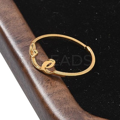 304 Stainless Steel Cuff Rings for Women RJEW-D285-01G-E-1