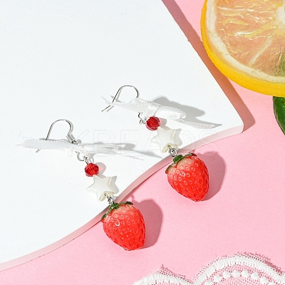 Iron Dangle Earrings EJEW-FS00025-1