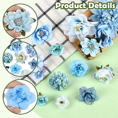3 Bags 3 Styles Cloth Flower DIY-SP0005-72C-1