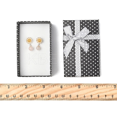 12Pcs 3 Colors Cardboard Paper Jewelry Set Boxes CBOX-FS0001-02-1