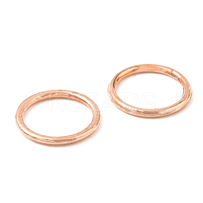 Alloy Soldered Closed Jump Rings KK-WH0052-05A-RG-1