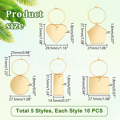 Acrylic Wine Glass Charms AJEW-GA00009-1