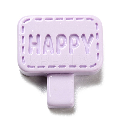 Opaque Resin Cabochons CRES-P025-A02-1